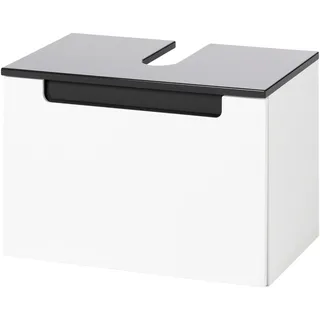 Held Waschbeckenunterschrank Anthrazit/Weiss 'Siena'