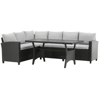 gardenson Dining-Loungeset Schwarz