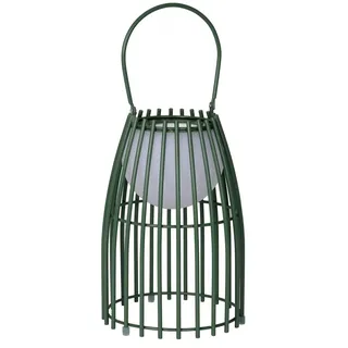 LED Akku Tischleuchte Dimmbar Metall Grün 40 cm 3000 K IP44 Balkon Garten