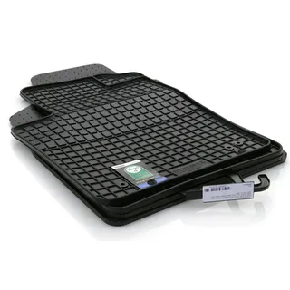 KH Teile Gummimatten Original Qualität Gummi Fußmatten 4-teilig schwarz