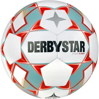 derbystar Stratos S-Light V23 Fußball weiß grün, 3