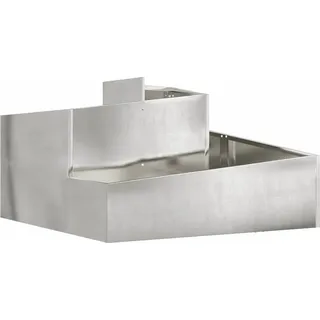 Garten-Pflanzgefäß Silber 60 x 60 x 50 cm Edelstahl - Silber
