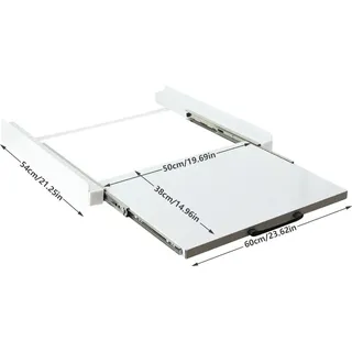 Waschmaschinenhalterung Stapelkit, Schieberegal, platzsparendes Design, Typ 2