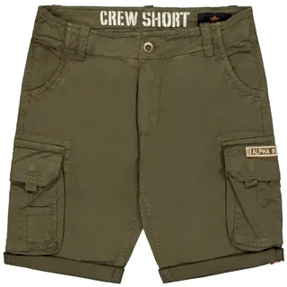 Alpha Industries Crew Cargo-Shorts Dark Olive 32