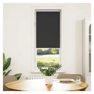vidaXL Verdunkelungsrollo 50 x 130 cm Schwarz