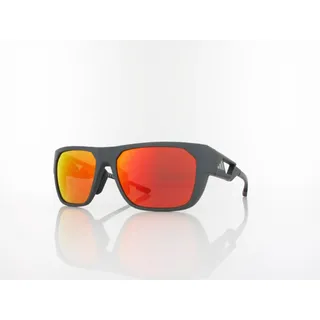 adidas Sportsonnenbrille SP0102 02L Grau/Silber