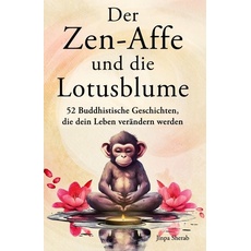Bild von Der Zen-Affe und die Lotusblume