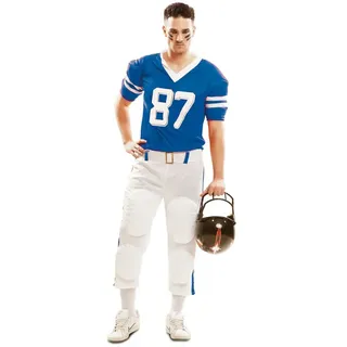 Mom Rugby-spieler Kostüm Für Herren - Blue - 3XL