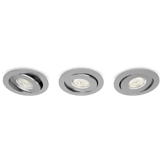 Philips myLiving Einbaustrahler Asterope 3 x 4,5 W 591834816 - Silber