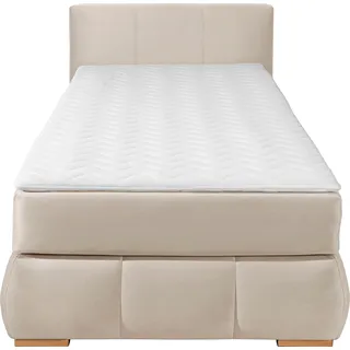 Home Affaire Boxspringbett »Chelles« inkl. Kaltschaumtopper, in 5 Breiten und 3 Matratzenarten, beige,