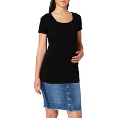 Noppies Damen Tee Nurs Rome Umstands T Shirt, Schwarz, M EU