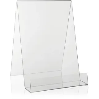 Buchständer/Buchaufsteller als Warenträger und Schrägsteller im DIN A4 Format aus original PLEXIGLAS®