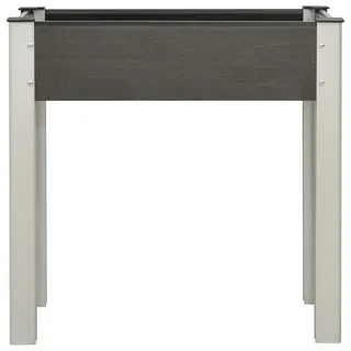 vidaXL Garten-Hochbeet 75x40x75 cm WPC Grau - Grau