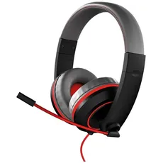 Gioteck XH100S WIRED STEREO HEADSET UNIVERSAL GREY RED - Headset - Sony PlayStation 4