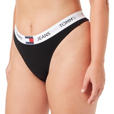 Tommy Hilfiger Damen Thong (EXT Sizes) UW0UW04956 Stringtangas, Schwarz (Black), 3XL