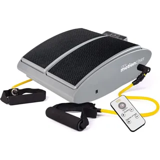 DR-HO'S MotionCiser Fit - Passive Bewegungs- und Massage-Wellnessgerät für Beine, Füße und Arme, 10 Intensitätsstufen, Wärmefunktion, Walking-Simulation, Vibrationstechnologie mit Fernbedienung - Schwarz, Grau
