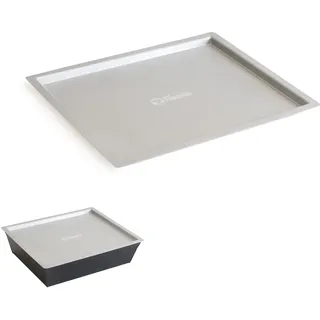 Chef Pomodoro Deckel für Pizzablech, 8x10 Zoll, Aluminium | Stapelbar, Hält Feuchtigkeit, für Detroit-Style Pizzapfanne
