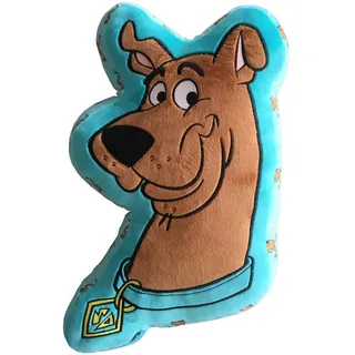 HÔMADICT Scooby DOO Kissen, bequem und angenehm zu drücken, Design von Scooby DOO, Geschenk für Ventilator und leidenschaftliche Menschen, Maße: 40 cm x 40 cm, Braun