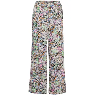 GOLDNER Schlupfhose »Kurzgröße Hose mit weitem Bein«, bunt