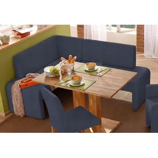 Home affaire Eckbank »Bologna« in 2 Größen (langer Schenkel 180 oder 200 cm), verschiedene Qualitäten, blau