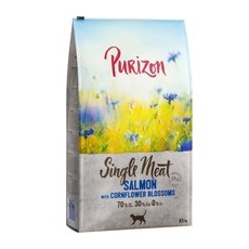 2x6,5kg Somon cu flori de albăstrele Single Meat Purizon Hrană pisici