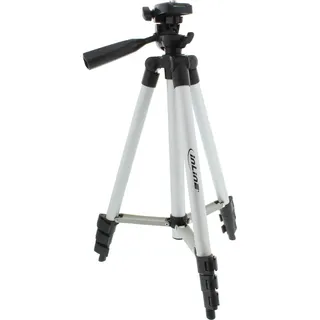 InLine Stativ für Digitalkameras und Videokameras, Aluminim, Höhe maximal 1,06m