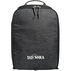 Tatonka Kühltasche Cooler Bag S (6l) - Isolierte Tasche für Rucksäcke bis 20 Liter Volumen - Mit Innenfach für Kühlakkus und zwei Reißverschluss-Öffnungen (vorne u. oben) - 22 x 12 x 30 cm (off black)