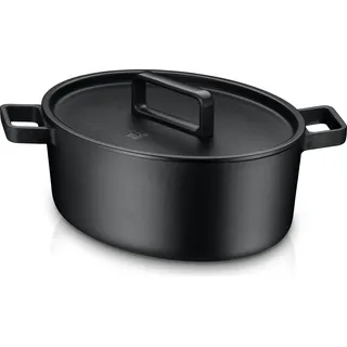 WMF Flavour 05.5533.4290, 8,6 l, Oval, Schwarz, Eisenguss, Schwarz, Eisenguss - Schwarz