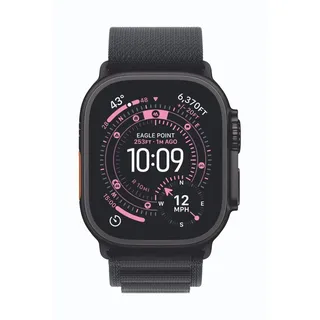 Watch Ultra 3 GPS + Cellular 49 mm Titangehäuse Schwarz Alpine Loop Schwarz S