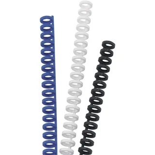 GBC 387357E ClickBind Binderücken, 16 mm, 145 Blatt Kapazität, A4, Ring 50, Schwarz