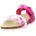 Fussbettpantoffel Pink/Weiß 29