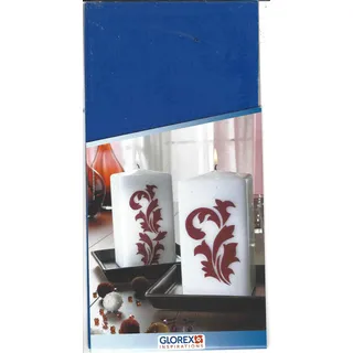 GLOREX Verzierwachs, Mittelblau, 20 x 11.6 x 0.1 cm