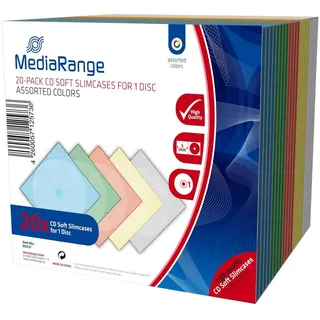 MediaRange Slimcase CD-Hülle 20 Stück
