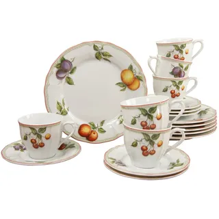 CreaTable Flora Orchard Kaffeeservice 18-tlg. bunt