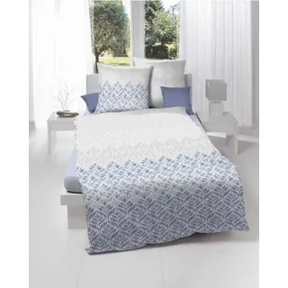 Kaeppel Mako Satin Bettwäsche Blumen Allure 135x200 cm Taube - Taupe