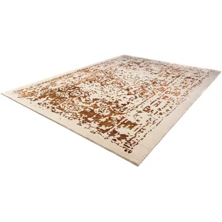 morgenland Designteppich »Nepal Abstrakt Beige 348 x 256 cm«, rechteckig, 8 mm Höhe, Unikat mit Zertifikat, beige