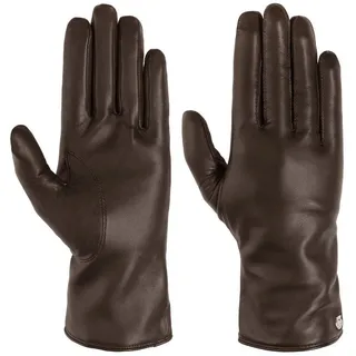 Roeckl Damen Hamburg Lederhandschuhe, Coffee, 7, Braun - 7