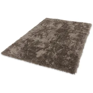 Hochflor-Teppich "Heaven" Gr. 3, braun (hellbraun), B:133cm H:50mm L:190cm, Kunstfaser, SCHÖNER WOHNEN-KOLLEKTION, Teppiche, Hochflor-Teppich, besonders weich durch Microfaser, Wohnzimmer