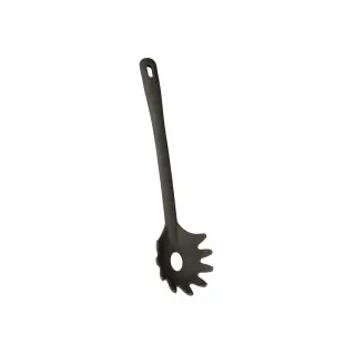 Metaltex Tecna Spaghettilöffel PPA schwarz, Praktischer Nudellöffel für den Einsatz in der Küche, 1 Stück