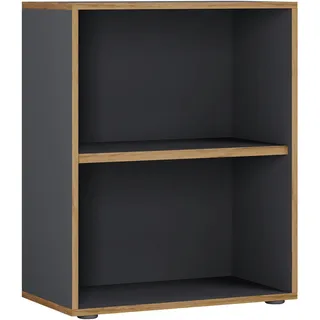 VCM my office Aktenregal 60,0 x 32,0 x 74,0 cm anthrazit, honig-eiche