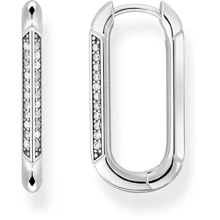 Thomas Sabo Creolen Silber mit Zirkonia (synth.)