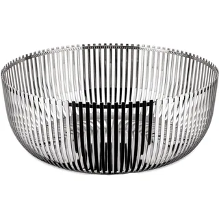 Alessi Obstschüssel Silber/Weiß 30 cm