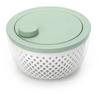 Brabantia Salatschleuder mit Servierschüssel und Sieb Jade Green