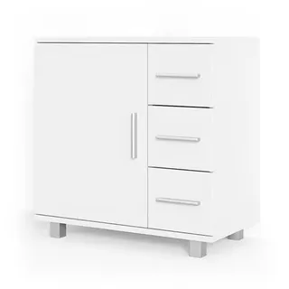 Vicco Waschbeckenunterschrank Ilias Weiß 60 x 60.8 cm, Model 30800 - Weiß