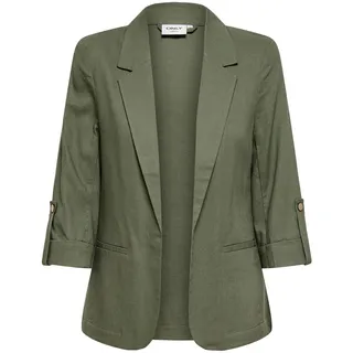 Onlgoa 3/4 Unline Linen Bl Blazer Cc TLR