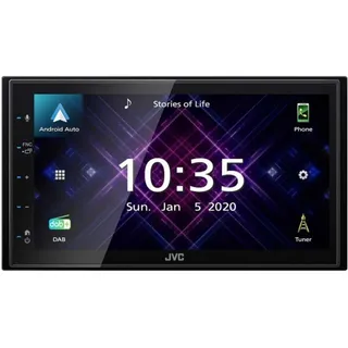JVC KW-M565DBT Doppel-DIN Moniceiver mit DAB+, Bluetooth, Apple CarPlay, Android Auto, 17,3 cm Touchscreen