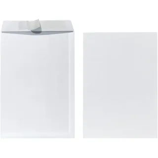Herlitz Versandtasche C4 ohne Fenster, weiß