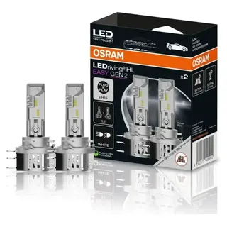 Osram LEDriving HL EASY GEN 2 ≜H15, LED high and low beam lamp, Cool White 6500K, no accessory needed, offroad use only - no ECE, 2 lamps