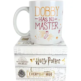 HARRY POTTER Kaffeetasse (Dobby Design) 315 ml Keramikbecher - Offizielles Lizenzprodukt