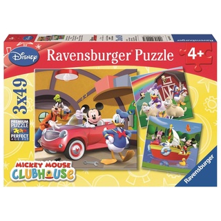 Ravensburger Mickey Mouse, Clubhaus 3 x 49 Teile